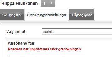 GRANSKNINGSANTECKNINGAR: CERTIFIKAT, ARBETSERFARENHETER, EXAMEN - Med anteckningarna dokumenteras att kompetenserna är