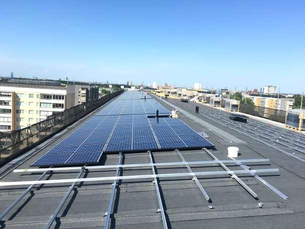 I underhållsplaneringen ingår också att vi måste lägga om taken på låghusen hur ser statsbidragen ut för solcellinstallation när man lägger om taken?