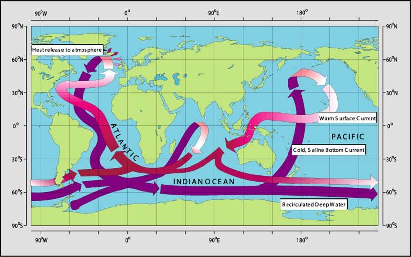 Havscirkulationen ett minne på 100-tals år Atlantic MOC MOC Meridional Ocean