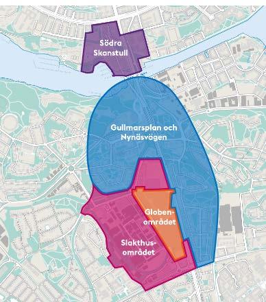 24(27) I Stomlinje Söderort-Nackas närhet pekas området kring Gullmarsplan ut som viktigt strategiskt utvecklingsområde. I området kring Gullmarsplan planeras nya bostäder inom projekt Söderstaden.