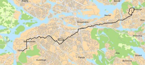 3(27) Sammanfattning I stomnätsplanen för Stockholms län (TN-1211-0263) konstateras att det finns ett behov av att stärka kollektivtrafikens konkurrenskraft mellan Nacka och Söderort som är ett stråk