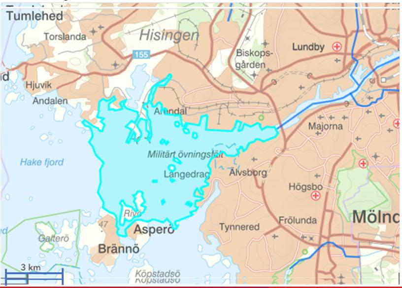 Kustvattenförekomst, Rivö fjord Måttlig ekologisk status Ej god kemisk status 49 Utvärdering av MKN Kvalitetsfaktorer har