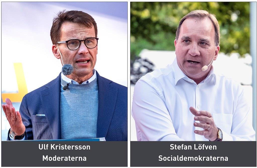 Diagram 4.1.2 Leende, visar att de manliga politikerna ler på 35% (75) av bilderna och ler inte på 65% (142) av bilderna.