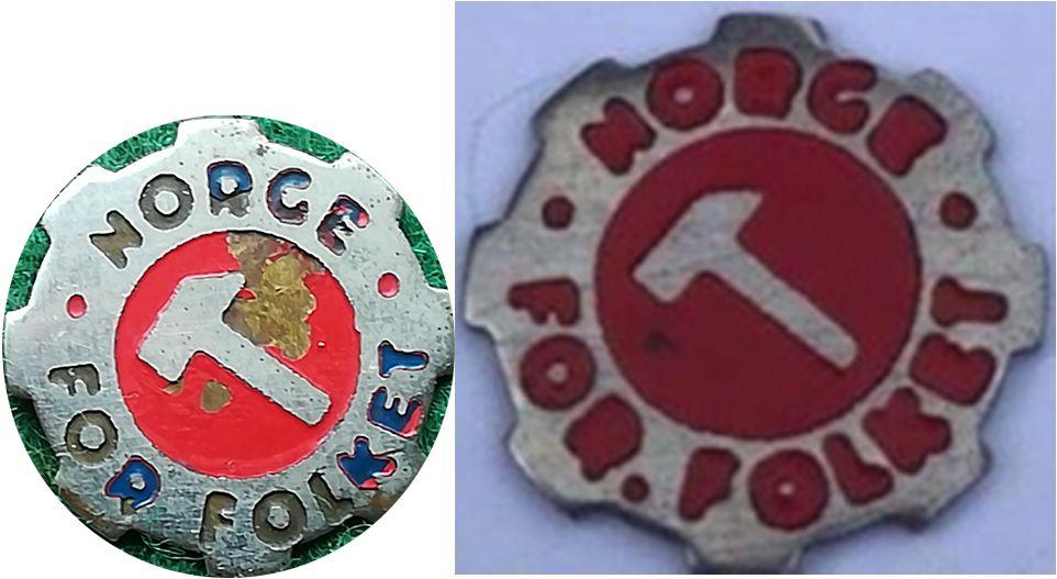 Märket var det officiella Första majmärket som
