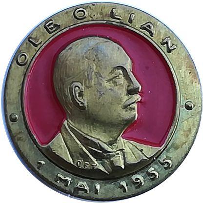 Ordförande i Arbeiderpartiet 1918 1922, gift