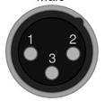 FÖRKLRING SYMBOLER, LDDRE BTTERI, LDDRE OCH LDDNING Polaritet för laddare med XLR-kontakt: Stift 1 = Pluspol (+), Röd Stift 2 = Minuspol (-), Svart Stift 3 = Saknar funktion Lämna till återvinning.