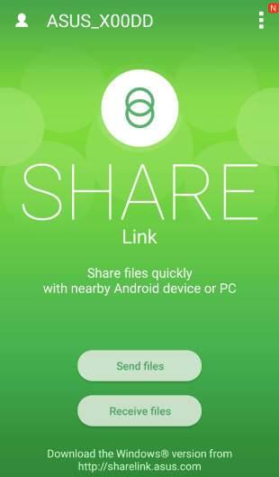 9 ZenLink ZenLink 9 Delningslänk Dela och ta emot filer, appar eller mediainnehåll med Android-mobilenheter med appen Delningslänk (för ASUS mobilenheter) eller SHAREit-appen (för andra mobilenheter)