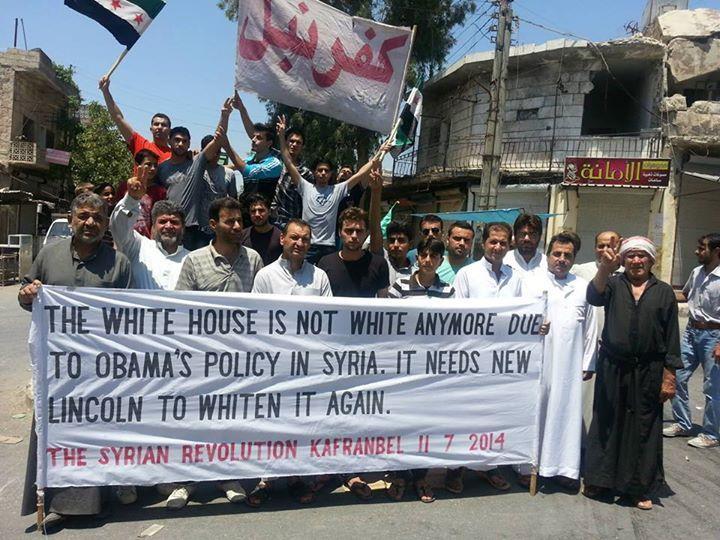 Obamas Syrien-politik (icke-intervention) är