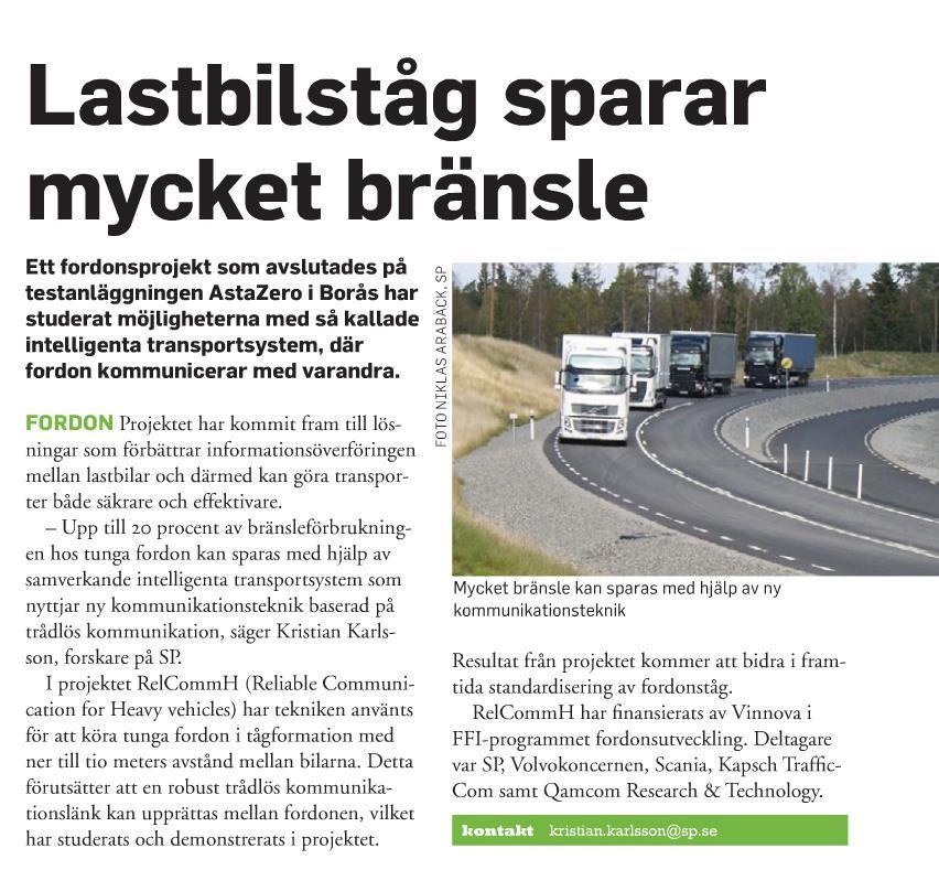Appendix A - Artikel i SP-koncernens