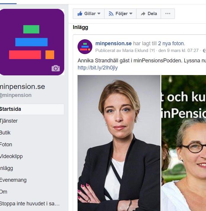 Här hittar du oss! Blogg.minpension.