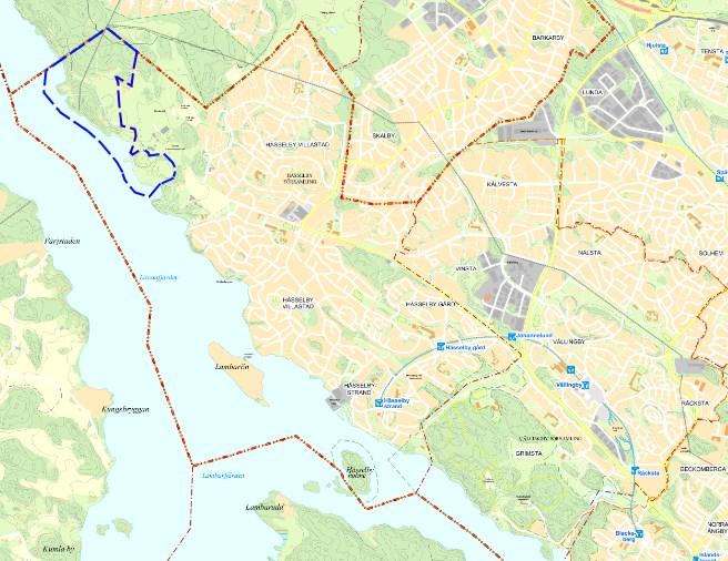 Sida 4 (9) Översikt Kyrkhamn naturreservat Förslaget ska remitteras till alla markägare, andra innehavare av särskilde rätt samt berörda statliga, regionala och kommunala instanser samt föreningar.