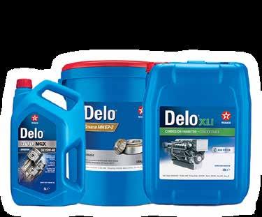 Texaco Delos utbud av produkter ger dig möjlighet att förlänga oljebytesintervallen.