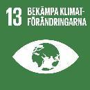 (Naturvårdsverket, 2016) Enligt denna matris har följande hållbarhetsmål koppling till de nationella miljömål som bedömts vara relevanta för denna MKB: 3. Hälsa och välbefinnande, 6.