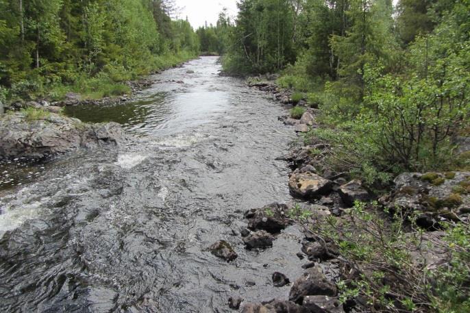 Kanalisering med rensningarna 26v och 27h på vardera sidan.