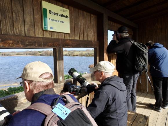 RESEDAGBOK Fredag 15 februari Resdag. Efter gänget träffats vid lunchtid på flygplatsen for vi iväg till närbelägna Parque del Guadalhorc.