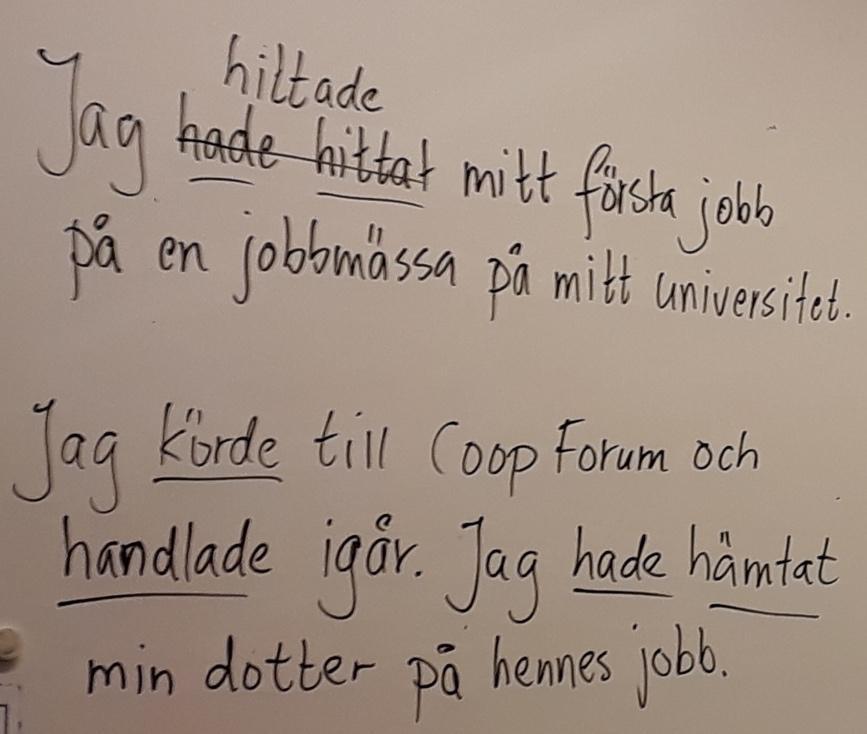 39 Skolverket 2009. Gemensam europeisk referensram för språk: lärande, undervisning och bedömning. <https://www.skolverket.se/publikationer?id=2144>. Hämtat 2018-12-04. Skolverket 2018.