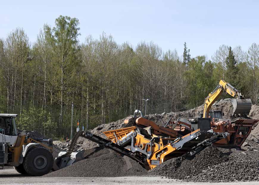 Återvinning och transporter av jord, grus och kross Rodenåkarna