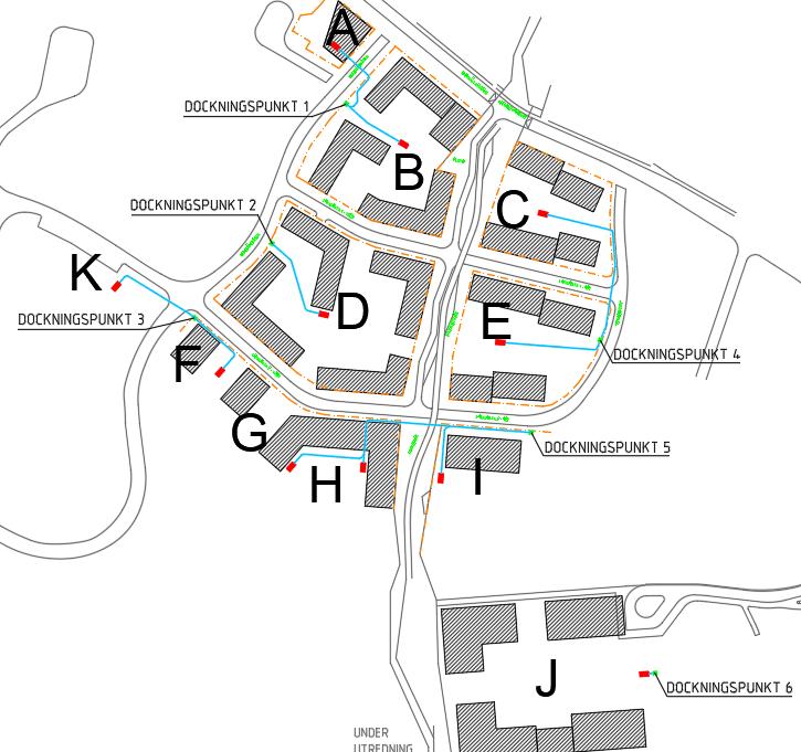 Matavfallet från skolor och förskolor samlas inte in via det mobila sopsugssystemet. Matavfall från skolor och förskolor hanteras via avfallskvarnar som är kopplade till en uppsamlingstank.