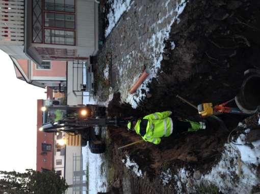 Inledning Den arkeologiska förundersökning som genomfördes i november 2016 föranleddes av att man inom fastigheten Prosten 11, Prostgården, i Västervik skulle gräva upp delar av innergården inför