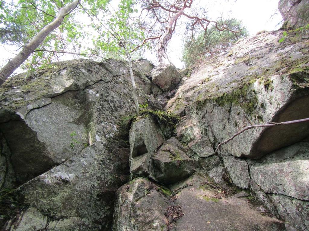 7 Figur 6, Blockigt uppsprucket berg.