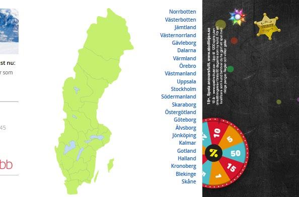 Lagstadgad information angiven vertikalt i annonsen I flera annonser anges kontaktuppgifter till en utländsk stödorganisation för spelproblem, vilket inte kan anses uppfylla informationsskyldigheten