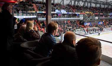 Ricoh Lounge för oss och andra är den naturliga mötesplatsen.
