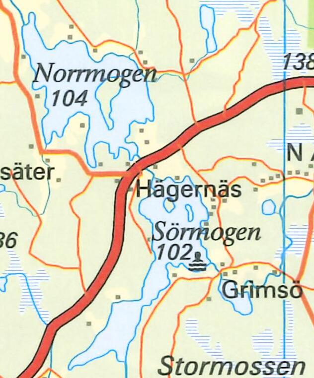 Norrmogen Gammelbo/Hägernäs. Fint fiskevatten som sträcker sig från Gammelbo till Hägernäs. Aborre, gädda, sik, ål, gös och öring. Finns att köpa av Bibi, tfn: 070-2359068. www.hagernasrokeri-fiske.