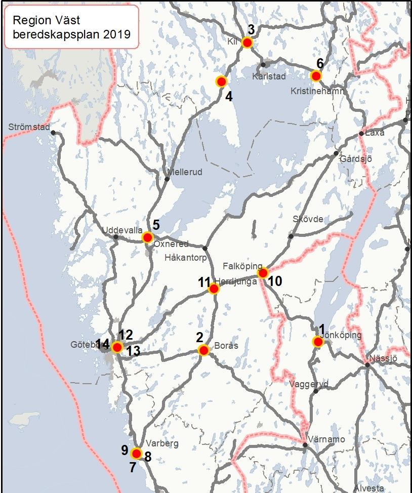 10 Karlberg- Tomteboda Övre 11 Stockholm- Stockholm Södra Cst Sörentorp slopning växel 180 a/b Getingmidjan Avstängt spår M,D1,U1 Enkelspårsdrift driftspåren Cst-Hgl F kl. 22:00 V 14 - M kl.