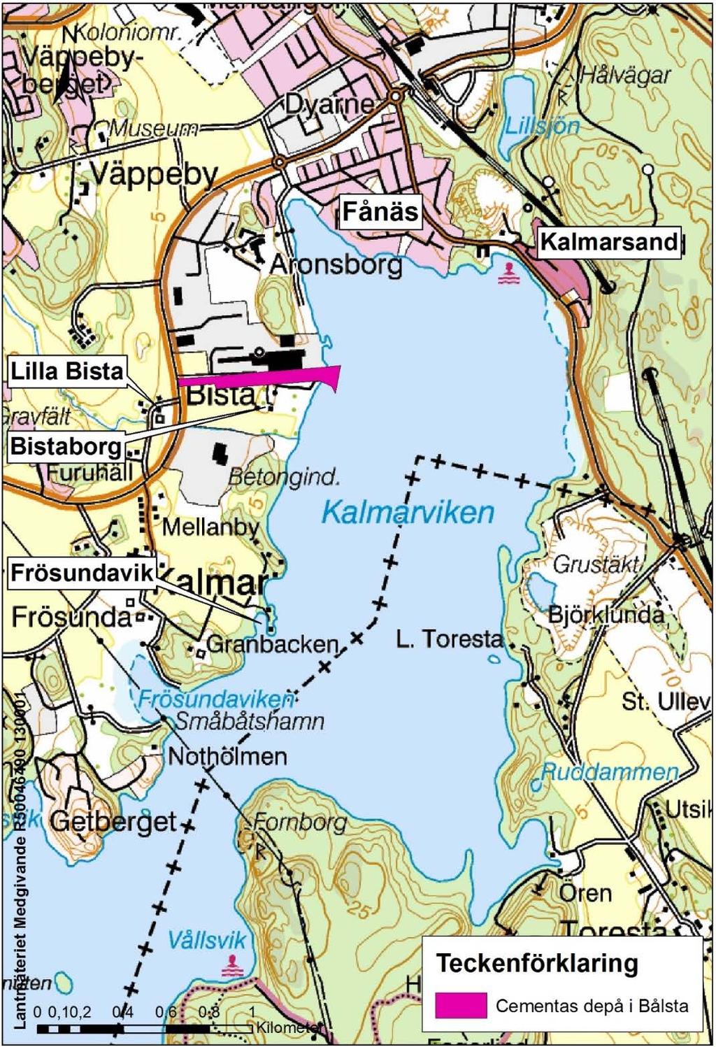 Figur 4 Bostäder i förhållande till anläggningen.