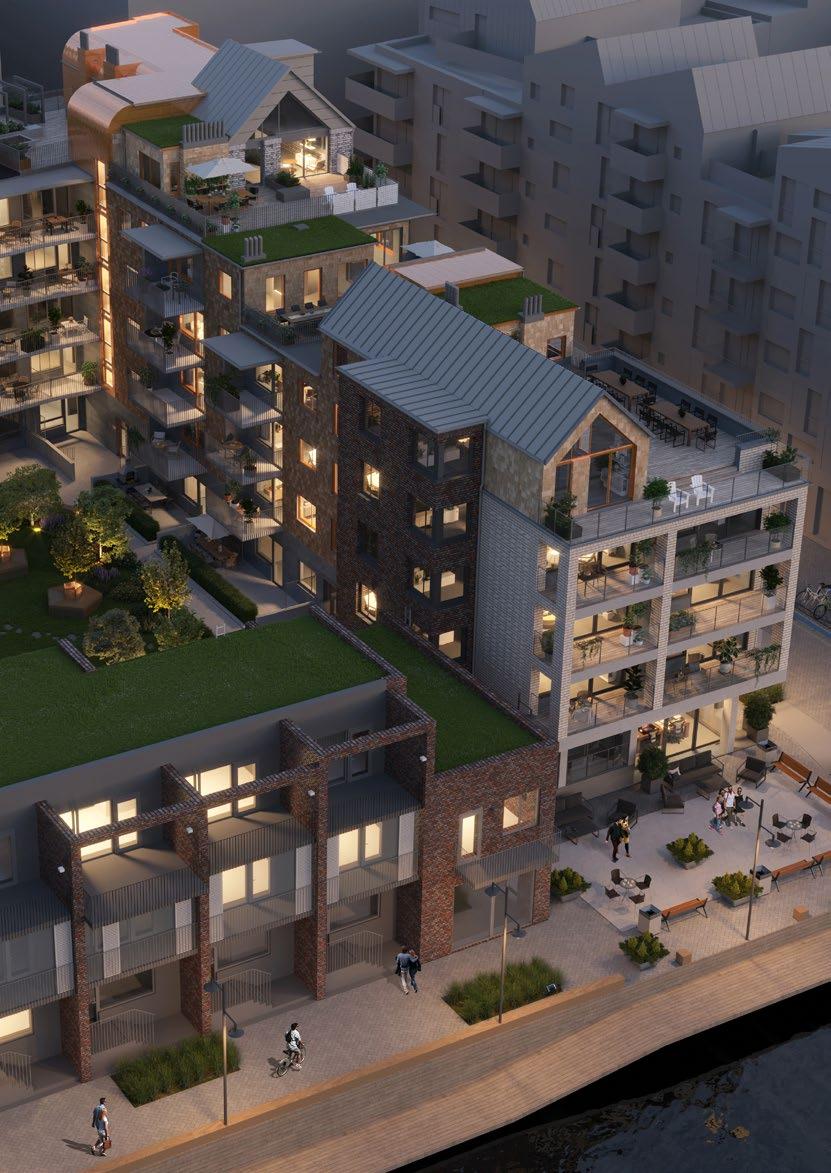 Bo vid kajkanten. ellan ronborg och citys puls. I Oceanhamnen är det du som står i centrum. Hela stadsdelen är nämligen byggd för just ditt sätt att leva. Här hittar du ernekes bostadshus Tura.