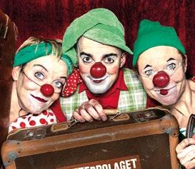 De bjuder på magi, enhjulingsnummer och clowneri.
