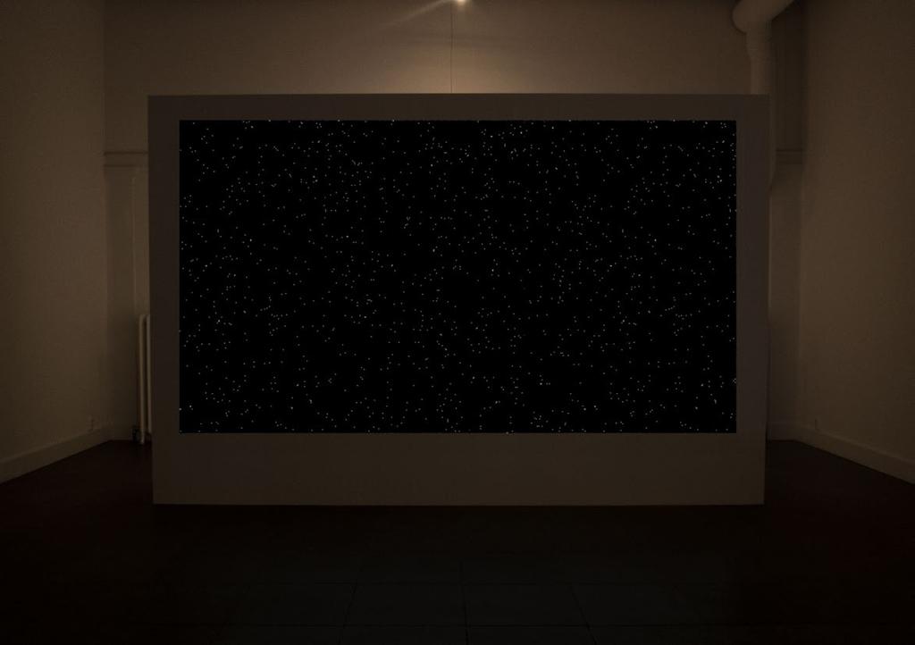 EXPLOSION CLOCK KARLSKRONA KONSTHALL (SOLO), 2013 GISLAVEDS KONSTHALL (SOLO), 2013 NORDISKA AKVARELLMUSEET (GROUP), 2013 HD-video, no sound (16 minutes 11 seconds) A black surface is