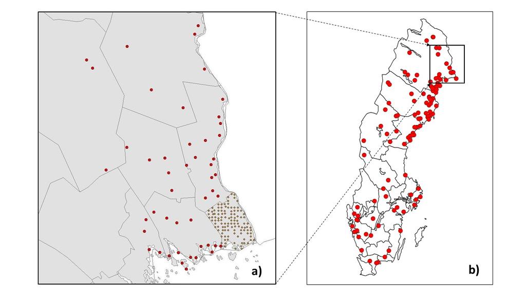 o Genom den nordiska referensgruppen får vi även tidig varning om utveckling och spridning av främmande arter som kan sprida sig till Sverige från andra länder vilket då gör att vi kan höja