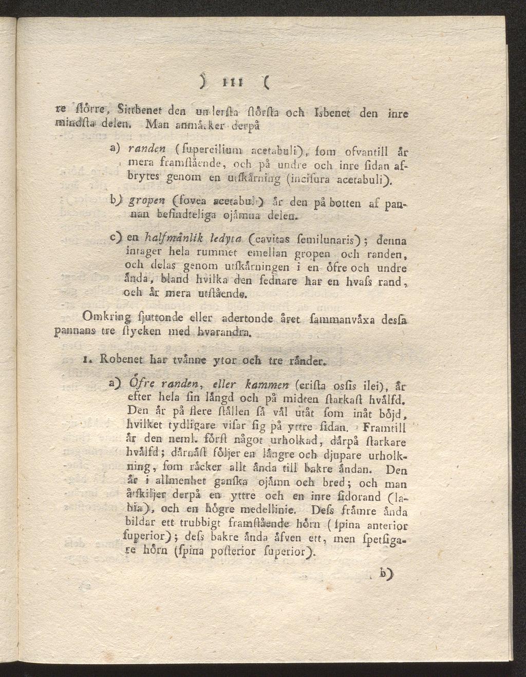 )»' c re ftorre, Sitrbenet den un!erlta florita och Isbenet den inre Riiiid'üa- delen.