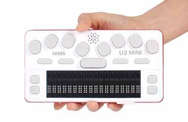 Braille Sense U2 Mini Braille Sense U2 Mini Art nr 7340119100561 Anteckningshjälpmedel med 18 punktceller, punkttangentbord och talsyntes (Infovox). Svensk version. Mycket användbar.