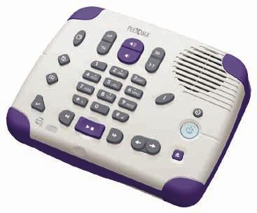 Plextalk PTN-2/Linio Plextalk PTN-2 Art nr 7350037464355 Plextalk Linio Art nr 7350037467103 Daisy-spelare som i första hand är avsedd för stationärt bruk.