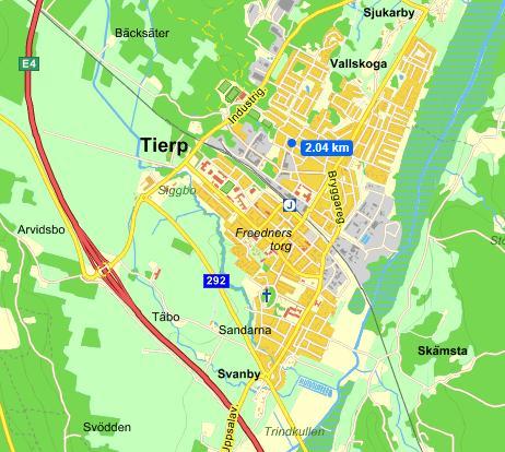 (PM/Rapport) 1. Inledning Ramböll har fått i uppdrag av Tierps kommun att utreda de trafikmässiga konsekvenserna av planerad utbyggnad i Siggbo för väg 292. Se ungefärligt planområde i Figur 1.