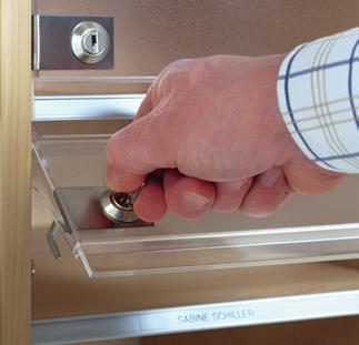 huvudnyckelsystem masterkey IP-Luckan är gjuten i ett stycke av