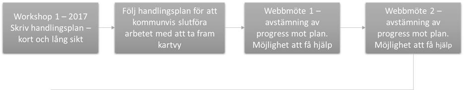 Genomförande 2017 Inledning Handlingsplanen för 2017 lades upp utifrån att de sista två delmålen i projektet skulle kunna uppfyllas.