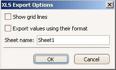 c) Dessa rapporter kan exporteras till Excel. Välj Avidentifierad och Enbart beräkning. Inne i den skapade rapporten klicka på diskett-ikonen i menyn. I dialogrutan som visas, bocka i båda valen.