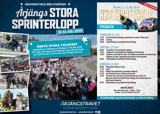 ANDELSSPEL SOLVALLA Ta del av Spelexpertens andelsspel till både V8 och V5. Andelar finns att köpa från klockan 7.00 i våra spelkassor.