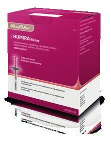 HUMIRA 80 mg/0,8 ml finns i 1-pack och HUMIRA 40 mg/0,4