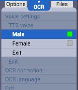 Använd Joysticken för att växla mellan manlig och kvinnlig röst. 3. Tryck sedan Enter för att spara inställningen. 4.
