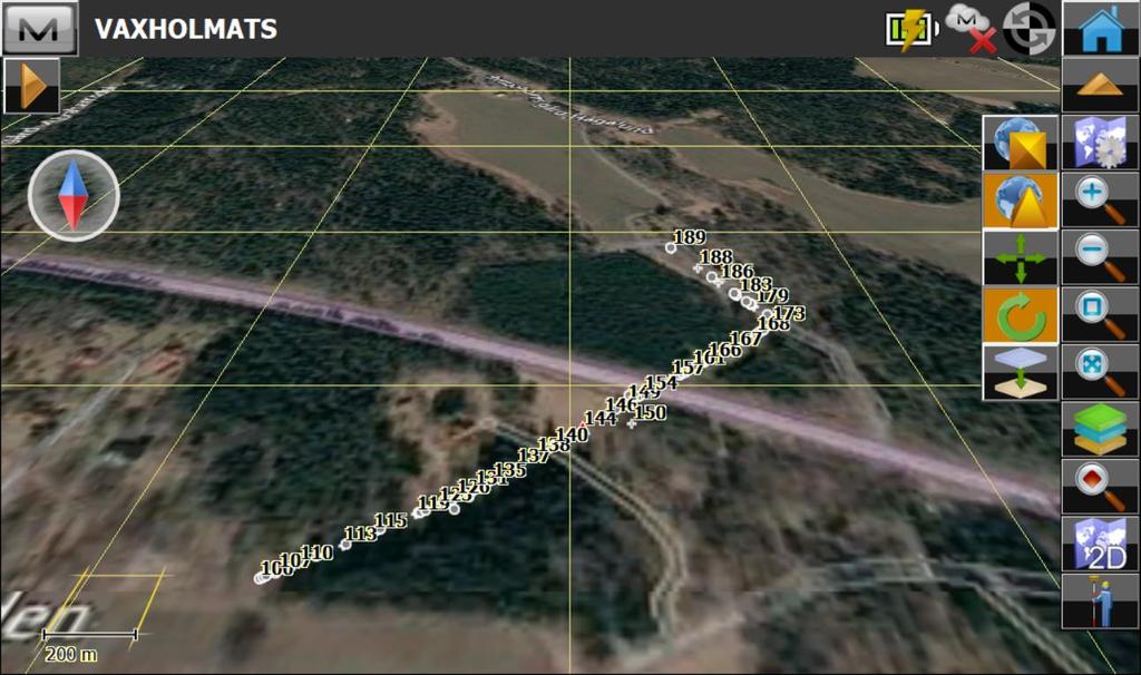 Metod som används idag, GNSS/TS Skoglig terräng, kan skapa problem för GNSS/TS mätning.