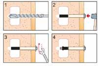 YLOPRODUKTER LÄTTBETOGFÄSTE Belastning: Medel/Tung Rakspår 809031 7034358090317 Polypropylen/ Blankf. DxDetaljtj./L Sättdjup Max detaljtj. Dist.rör Box mod.