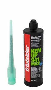 KEMAKARMASSA Belastning: Medel/Tung KEMISKT FÄSTE ETA-08/0383 - OP 1 ETA-12/0543 - ETAG 029 ETA-12/0553 - TR 023 Art nr.
