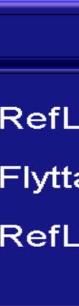 12 RefLinje (Referens linje) Gå till undermenyn RefLinje och tryck på knapp k OK. Följande bild kommer upp. Tryck på knapp OK igen för f att aktivera eller avaktivera eferenslinjen.