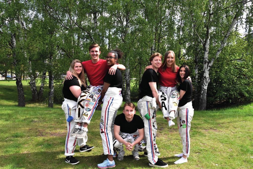 FRANSKA Vad är ert bästa minne från Nolle-P? Alla i franska älskade Sport är inte torrt förutom Jesper han gillar komfort.