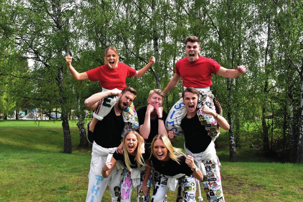 GRUPP 4 Vad är ert tips för att ha så roligt som möjligt under Nolle-P? Slappna av och var dig själv! Även kul att prata med en ny person varje dag.