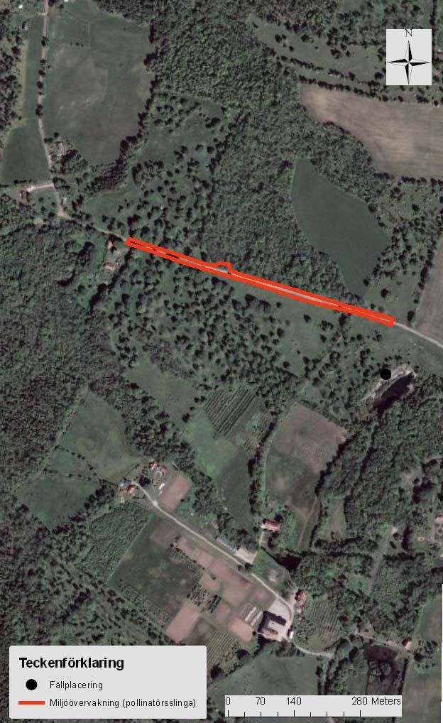 Garpängen (i ekoruta: 8D 6g) Ekorutan har en hög andel öppet landskap med flertalet nötbetade hagmarker, och i södra delen av